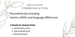Banner image for Neurodiversity webinars covering autism, ADHD, and language challenges