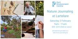 Banner image for Nature Journaling at Lartelare