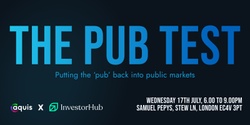 Banner image for The Pub Test | London July 17, 2024