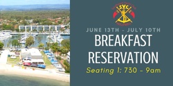 Banner image for HW Breakfast Seating 1 - Select Date