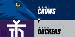 Banner image for AFL - Fremantle Dockers vs Adelaide Crows