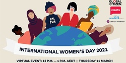 Banner image for International Women's Day 2021 Virtual Event