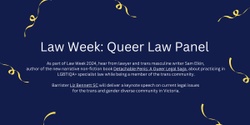 Banner image for Queer Law Week Panel