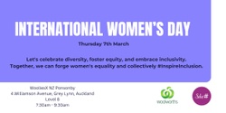 Banner image for She Sharp & Woolworths: International Women's Day