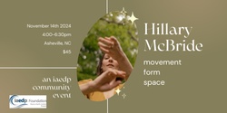 Banner image for Form and Space, an Embodiment Event with Dr. Hillary L. McBride, PhD.