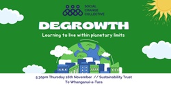 Banner image for Degrowth: Learning to Live Within Planetary Limits