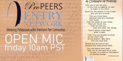 Banner image for ProPeers OPEN MIC & Support Group 
