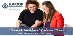 Banner image for KWOOP Parliamentary Breakfast - 16 March 2022