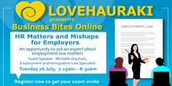 Banner image for Business Bites - HR Matters and Mishaps