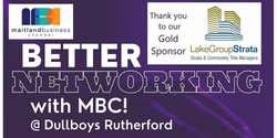 Banner image for MBC August Lunch - Better Networking