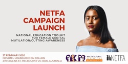 Banner image for Cocktail reception: NETFA Campaign Launch to end FGM/C in Australia