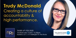 Banner image for NPA Keynote Event: Creating a culture of accountability and high performance