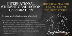 Banner image for International Student Graduation Celebration - Spring 2024