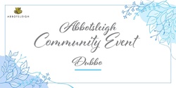 Banner image for 2022 Community Event - Dubbo