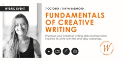 Banner image for Fundamentals Of Creative Writing with Taryn Bashford