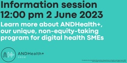 Banner image for ANDHealth+ Information Session for Applicants #2