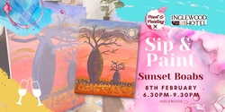 Banner image for Sunset Boabs - Sip & Paint @ The Inglewood Hotel