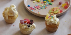 Banner image for Kids’ cupcake decorating class