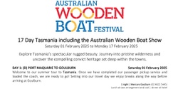 Banner image for Tasmania including the Australian Wooden Boat Show