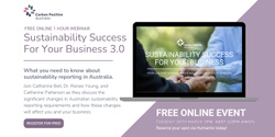 Banner image for Sustainability Success For Your Business - Australian Reporting