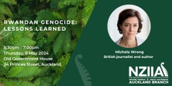 Banner image for Rwandan Genocide: Lessons Learned
