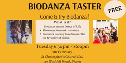 Banner image for Biodanza Taster