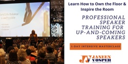 Banner image for 1-Day Public Speaker Training for Up-and-Coming Speakers