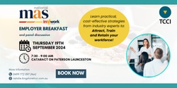 Banner image for MAS National Employer Breakfast (Launceston) – “Attract, Train and Retain”