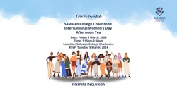 Banner image for International Women's Day Afternoon Tea