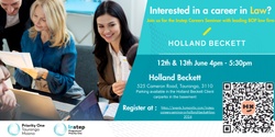 Banner image for Instep Careers Seminar | Holland Beckett 2024