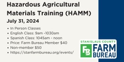 Banner image for Hazardous Ag Materials (HAM)