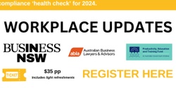 Banner image for BNSW and ABLA Workplace Updates - Port Macquarie