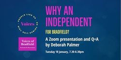 Banner image for Why Choose an Independent for Bradfield?