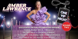 Banner image for One VIP Night Number 2 - an exclusive event dinner with Amber, celebrating 'Living for the Highlights'