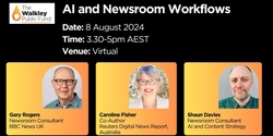 Banner image for AI and Newsroom Workflows