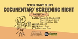 Banner image for Deakin Enviro Club Documentary Screening Night #2