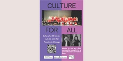 Banner image for Culture for All Soirée