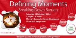 Banner image for DEFINING MOMENTS -  Breaking Down Barriers