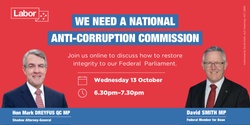 Banner image for National Anti-Corruption Commission Town Hall Meeting Online