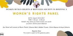 Banner image for Women's Rights Panel