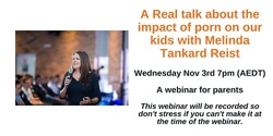 Banner image for A real talk about the impact of porn on kids with Melinda Tankard Reist
