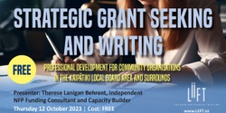 Banner image for FREE Strategic Grant Seeking and Writing (in-person workshop)