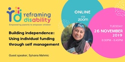 Banner image for Building independence: Using your individual funding through self-management