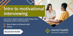 Banner image for Introduction to Motivational Interviewing Online