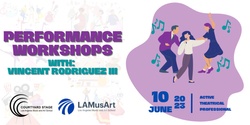 Banner image for Performance Workshops with Vincent Rodriguez III