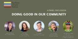 Banner image for Panel Discussion: Doing Good In Our Community