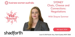 Banner image for Sydney, Chats, Cheese and Connections: Negotiations