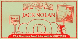 Banner image for Dusty Sundays - Jack Nolan Trio 