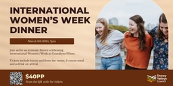 Banner image for International Women's Week Dinner