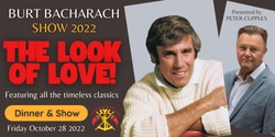 Banner image for Burt Bacharach Show - Look of Love Dinner and Music with Peter Cupples